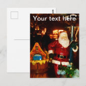Olie - Sinterklaas op kerstmarkt Briefkaart (Voorkant / Achterkant)