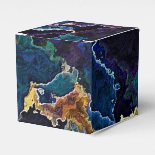 Olie Slick Favor Box Bedankdoosjes (Voorkant Zijde)