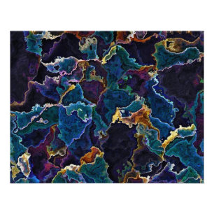 Olie Slick Foto afdrukken Afdruk