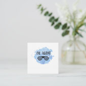 Olieagent Vierkante Visitekaartje (Staand voorkant)