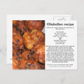 Oliebollen Briefkaart (Voorkant / Achterkant)