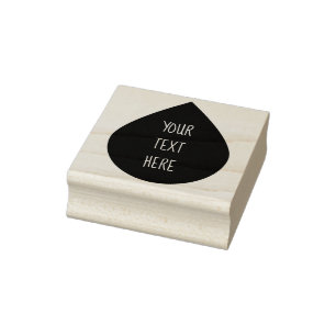 Oliedruppel Essentiële oliën Rubber Stamp Rubberstempel