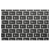 Oliedruppelrig Silhouette Stof (Fat Quarter)