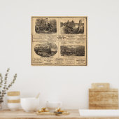 Oliehoudende boerderijen poster (Keuken)