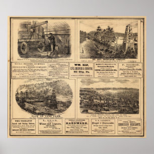Oliehoudende boerderijen poster