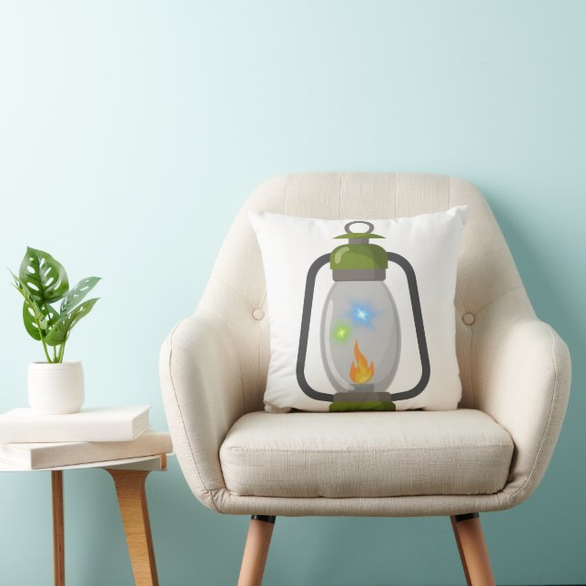 olielamp kussen (Stoel)