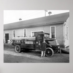 Oliemaatschappij Truck, begin jaren '00 Poster