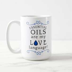 Oliën zijn mijn liefdestaal mok Navy/Blauw