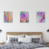 Oliepastel & Potlood Botanische Wall Art Trio Muurkunst Sets (Slaapkamer)