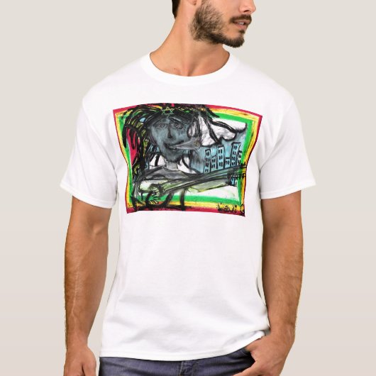 Oliepastel van Levi Glassrock T-shirt (Voorkant)