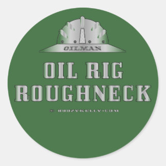 Olieplatform Roughneck, Olieveld Sticker, Noord Ze Ronde Sticker