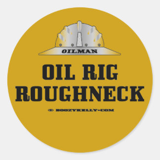 Olieplatform ruwe hals, olieveld Sticker, boorinst Ronde Sticker