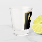 Oliepomp Jack Black en Gold Shot Glas (Links)