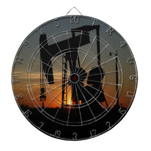 Oliepompaansluiting op Sunset Dartbord