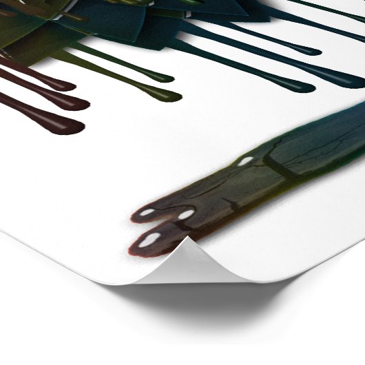 Olieramp Afdrukken Poster (Hoek)