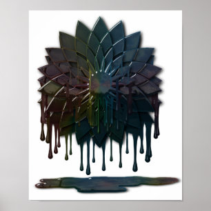 Olieramp Afdrukken Poster