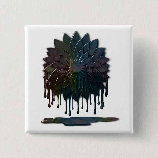 Olieramp Vierkante Button 5,1 Cm (Voorkant)