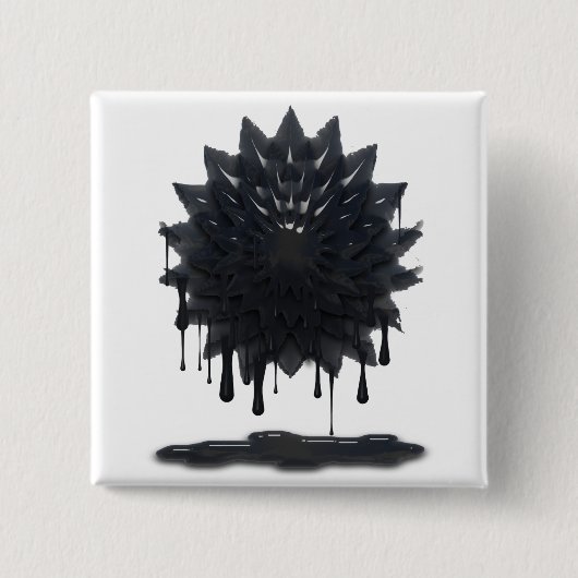 Olieramp Vierkante Button 5,1 Cm (Voorkant)