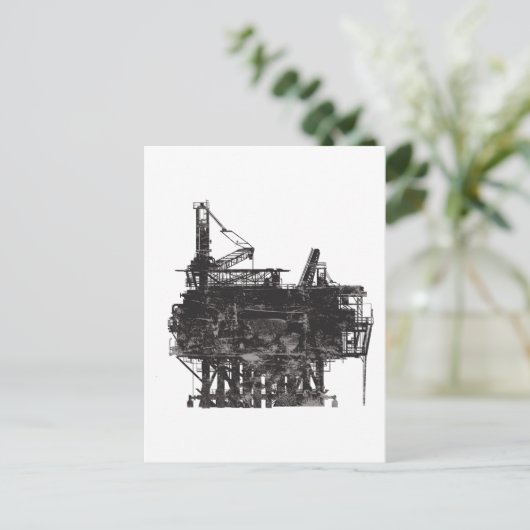  olierijg briefkaart (Staand voorkant)