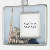 Olierijg Verzilverd Kader Ornament (Links)