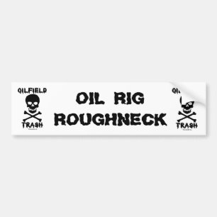 Olierijke reuzenhals, Bumpersticker, olierijgen, o Bumpersticker
