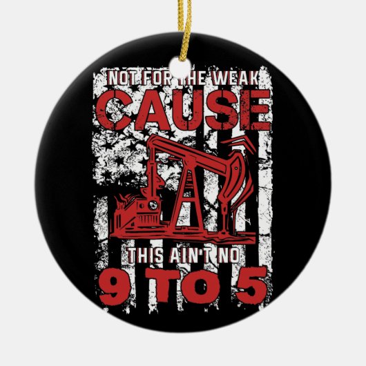 olierijvlag keramisch ornament (Voorkant)