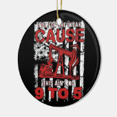 olierijvlag keramisch ornament (Links)