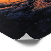 Olieschilderende surrealistische wikkeling in moon poster (Hoek)