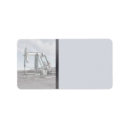 Olieveld Pompeenheid en Blue Sky Etiket (Voorkant)