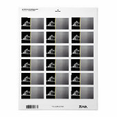 Olieveld Pompeenheid Zwart, Goud, Zilver Etiket (Full Sheet)