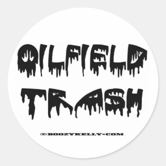 Olieveld Prullenbak Sticker, oliepleister sticker, Ronde Sticker