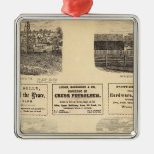 Olievelden, verblijf metalen ornament