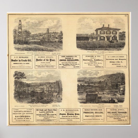 Olievelden, verblijf poster (Voorkant)