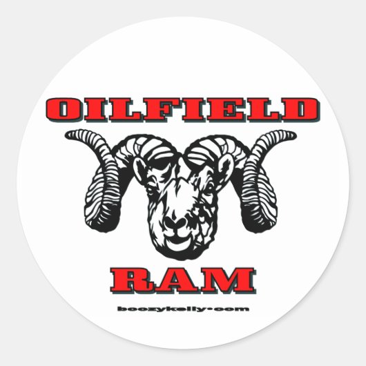 Olieveldram, de Sticker van het olieveld (Voorkant)