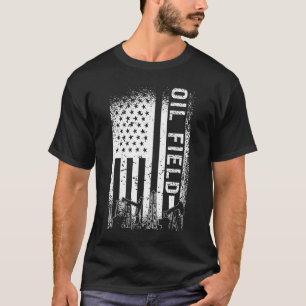 Olieveldwerker Olieveld Olie Rig RuwNeck Gas T-shirt