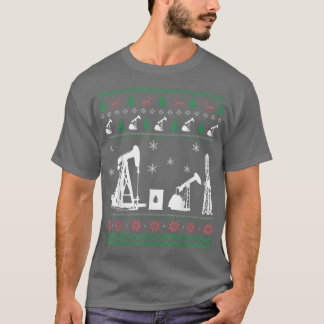Olieveldwerker Ugly kerstSweater Funny Gift T-shirt