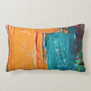 Olieverf Abstract Artistiek ontwerp Kussen
