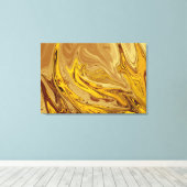  olieverf | Beste moderne abstracte kunst Canvas Afdruk (Insitu (Houten vloer))