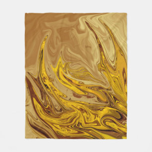 olieverf Beste moderne abstracte kunst Fleece Deken
