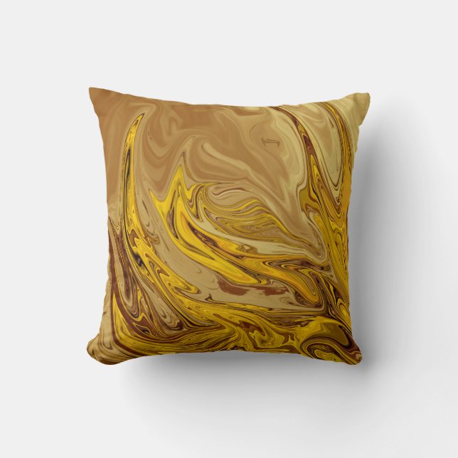  olieverf | Beste moderne abstracte kunst Kussen (Voorkant)