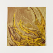 olieverf | Beste moderne abstracte kunst Wandkleed (Voorkant)