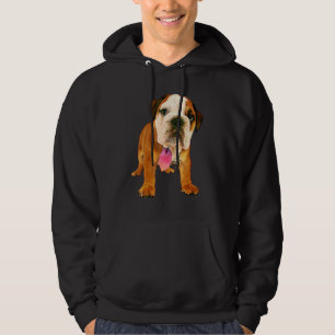 Olieverf filter Schuine koeienvanger Hoodie