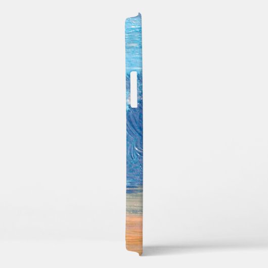 Olieverf landschap. Abstract, kunst, ba Case-Mate iPhone Case (Achterkant / Rechts)