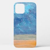 Olieverf landschap. Abstract, kunst, ba Case-Mate iPhone Case (Achterkant)
