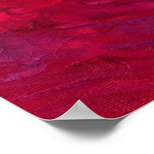 olieverf op canvas. Sunset over het eiland. M Poster (Hoek)