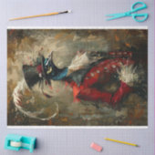 olieverf Peacock Decoupage Tissuepapier (Craft)