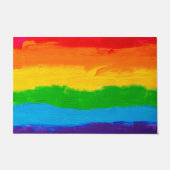 Olieverf Rainbow LGBT-deurmat – Bold Pride Deurmat (Voorkant)