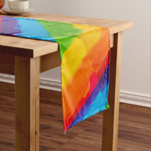 Olieverf Regenboogkleuren homoseksuele LGBT's Medium Tafelloper