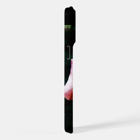 Olieverf rode roos iPhone hoesje (Rechterkant)