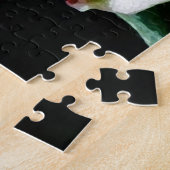 Olieverf rode roos legpuzzel (Zijkant)
